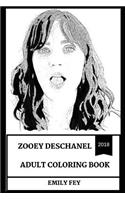 Zooey Deschanel Adult Coloring Book: Emmy and Golden Globe Awards Nominee, Critically Acclaimed Comedian and Hot Actress Inspired Adult Coloring Book