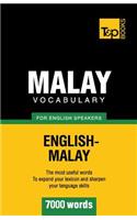 Malay vocabulary for English speakers - 7000 words