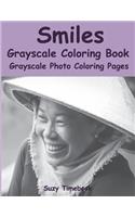 Smiles Grayscale Coloring Book