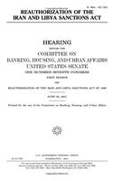 Reauthorization of the Iran and Libya Sanctions ACT