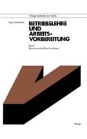 Betriebslehre Und Arbeitsvorbereitung