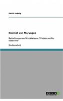 Heinrich von Morungen: Betrachtungen zur Minnekanzone 'Vil süeziu senftiu toeterinne'