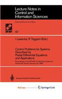 Control Problems for Systems Described by Partial Differential Equations and Applications