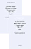 Repertorium Zu Albrecht Von Hallers Korrespondenz 1724-1777