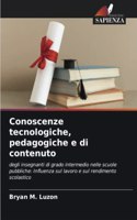Conoscenze tecnologiche, pedagogiche e di contenuto