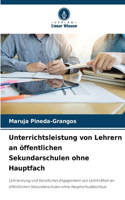 Unterrichtsleistung von Lehrern an öffentlichen Sekundarschulen ohne Hauptfach