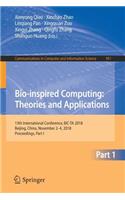 Bio-Inspired Computing: Theories and Applications: 13th International Conference, Bic-Ta 2018, Beijing, China, November 2-4, 2018, Proceedings, Part I