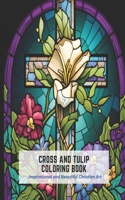 Cross and Tulip Coloring Book