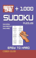 Best One +1,000 Sudoku Puzzles Easy To Hard: Sudoku Puzzle Book for Adults