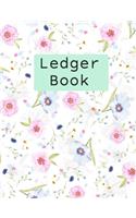 Ledger Book: Financial Accounting Ledger for Small Business