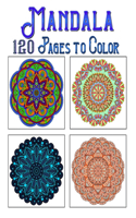 Mandala 120 Pages To Color: mandala coloring book for kids, adults, teens, beginners, girls: 120 amazing patterns and mandalas coloring book: Stress relieving and relaxing Colo