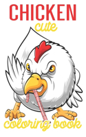 Chicken Cute Coloring Book