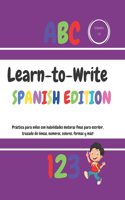 Learn-to-Write Spanish Edition