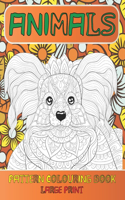 Pattern Colouring Boks - Animals - Large Print
