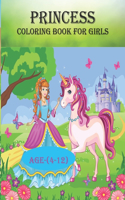 Princess coloring book for girls