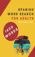 Spanish Word Search for Adults