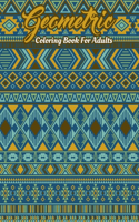 Geometric Coloring Book For Adults