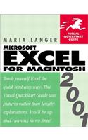 Excel 2001 for Macintosh: Visual QuickStart Guide (Visual QuickStart Guides)