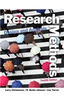 Research Methods, Design, and Analysis