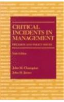 Critical Incidents in Management