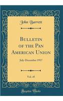 Bulletin of the Pan American Union, Vol. 45: July-December 1917 (Classic Reprint)