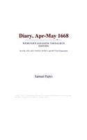 Diary, Apr-May 1668 (Webster's Japanese Thesaurus Edition)