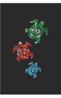 Colored Tribal Turtle