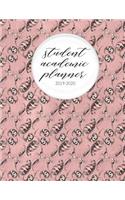 Student Academic Planner 2019-2020: Pink Peacock Bird - Student Homework Assignment Planner - Calendar - Organizer - To-Do List - Notes - Class Schedule - Teens Girls Kids