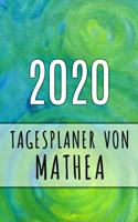 2020 Tagesplaner von Mathea