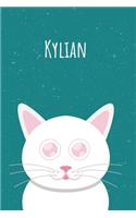 Kylian: Mon carnet personnel, pour que tout le monde connaisse votre nom - Le livre unique pour enfants - Carnet de notes - Livre jeunesse - Tampons à color