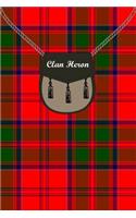 Clan Heron Tartan Journal/Notebook