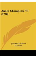 Annee Champetre V1 (1770)