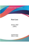 Poet Lore