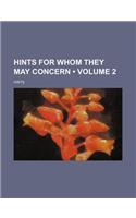 Hints for Whom They May Concern (Volume 2)