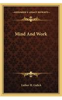 Mind and Work