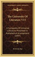 The University of Literature V15