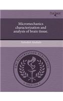 Micromechanics Characterization and Analysis of Brain Tissue