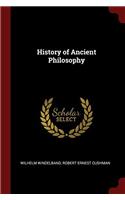 HISTORY OF ANCIENT PHILOSOPHY