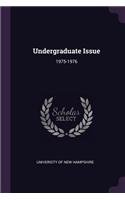 Undergraduate Issue: 1975-1976