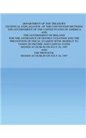 Department of the Treasury Technical Explanation of the Convention Between the Government of the United States of America and the Government of Ireland: for the Avoidance of Double Taxation and the Prevention of Fiscal Evasion with Respect to Taxes on Inc