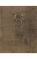 Monogram "L" Grid Sketchbook: (12 Monogram Buffalo 150 Grid-Sketch)