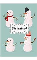 Sketchbook Snowmen: Blank Paper for Drawing, Doodling or Sketching (Sketchbooks)