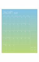 Cal 2023- Gradient Mood Desk Pad Monthly Blotter Calendar