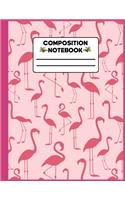 Pink Flamingo Composition Notebook