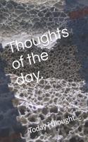 Thoughts for the day notebook