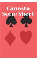 Canasta Score Sheets