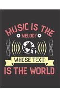 Music is the Melody Whose Text is the World