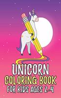 Unicorn Coloring Book for Kids Ages 2-4