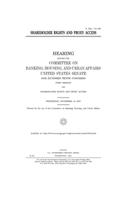 Shareholder rights and proxy access: hearing before the Committee on Banking, Housing, and Urban Affairs, United States Senate, One Hundred Tenth Congress, first session ... Wednesday, 