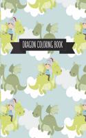 Dragon Coloring Book: Dragon Lover Gifts for Kids 3-8 9-12, Boys or Girls - Cute Stress Relief Dragon Birthday Coloring Book Made in USA